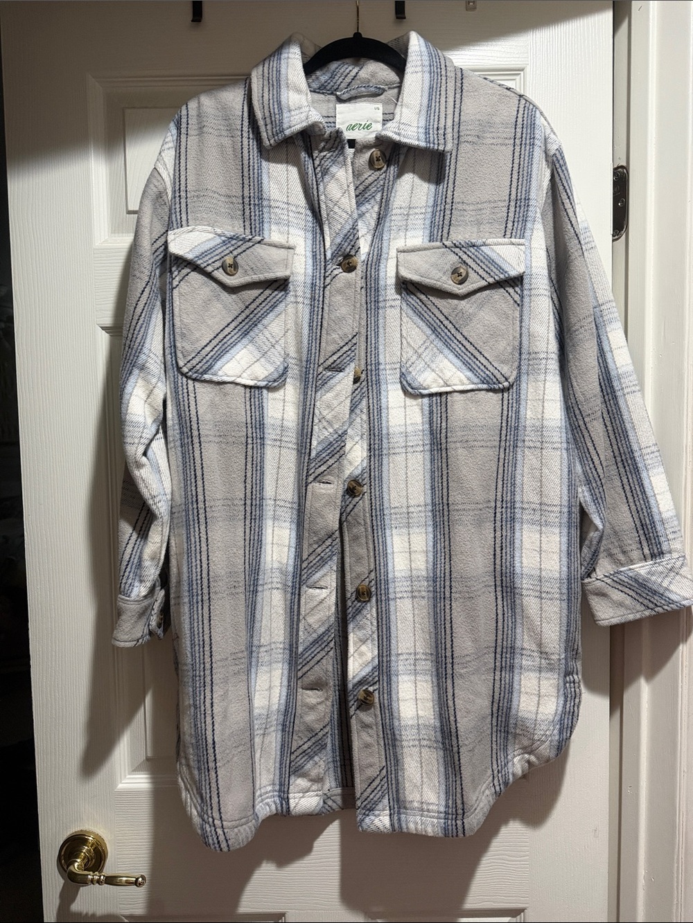 Aerie shacket sz large nwt